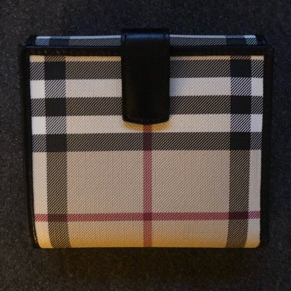 Burberry Accessories - Burberry black plaid wallet
